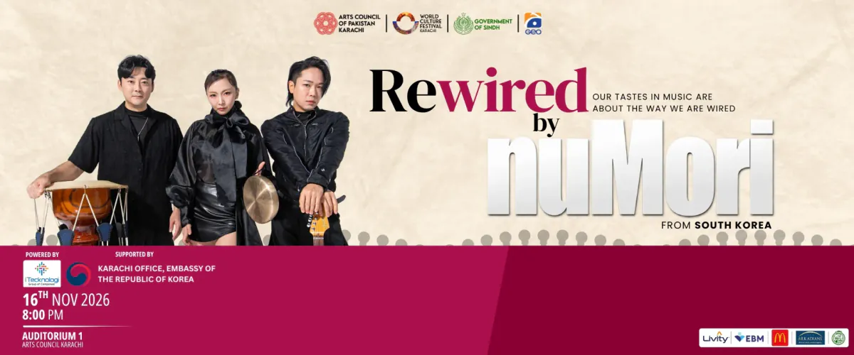 Rewired: nuMori Music Performance at Auditorium 1, Arts Council Karachi