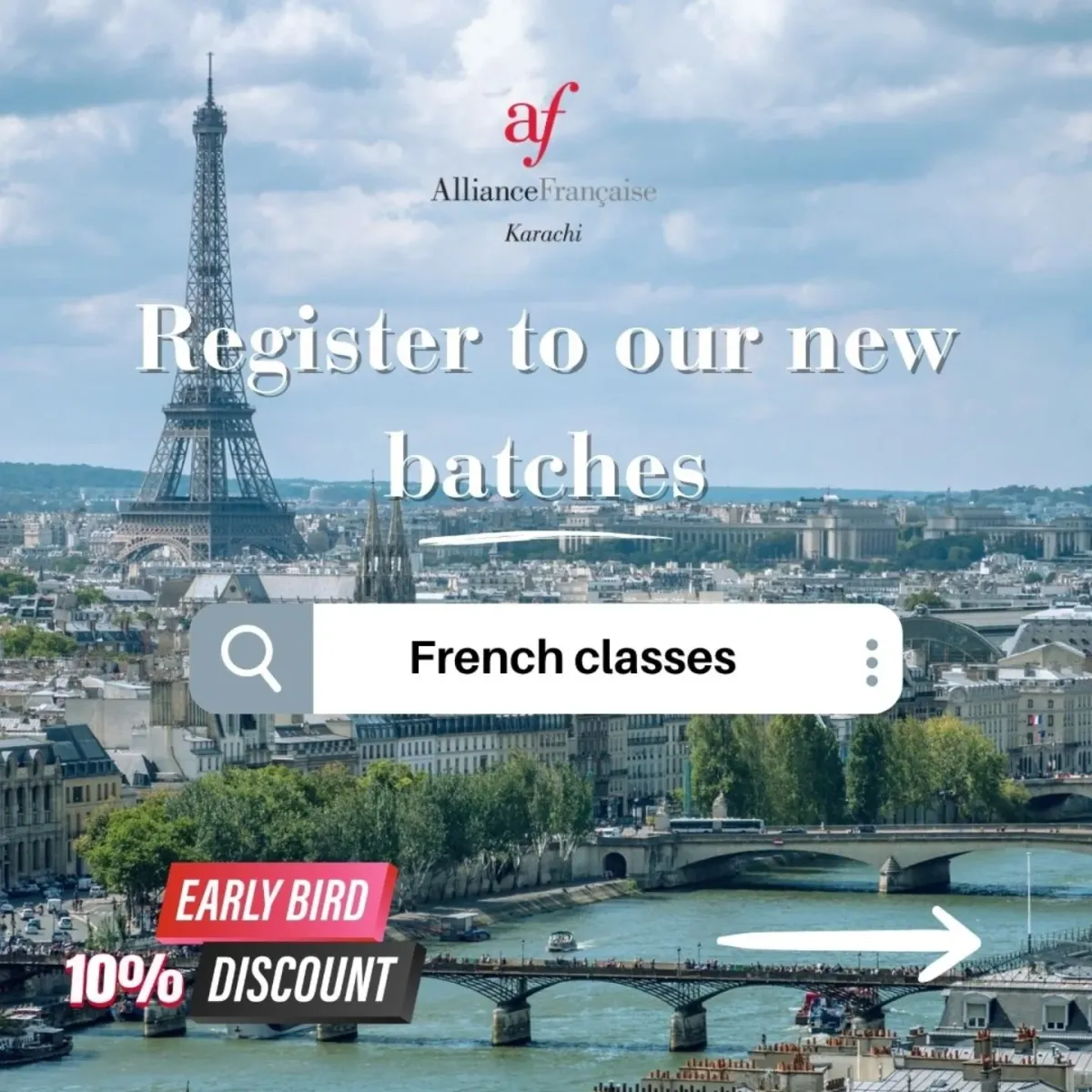Alliance Française Karachi – New French Language Batches (June 2026)
