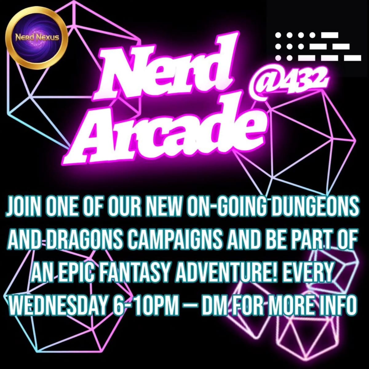 Nerd Arcade D&D Campaign Nights