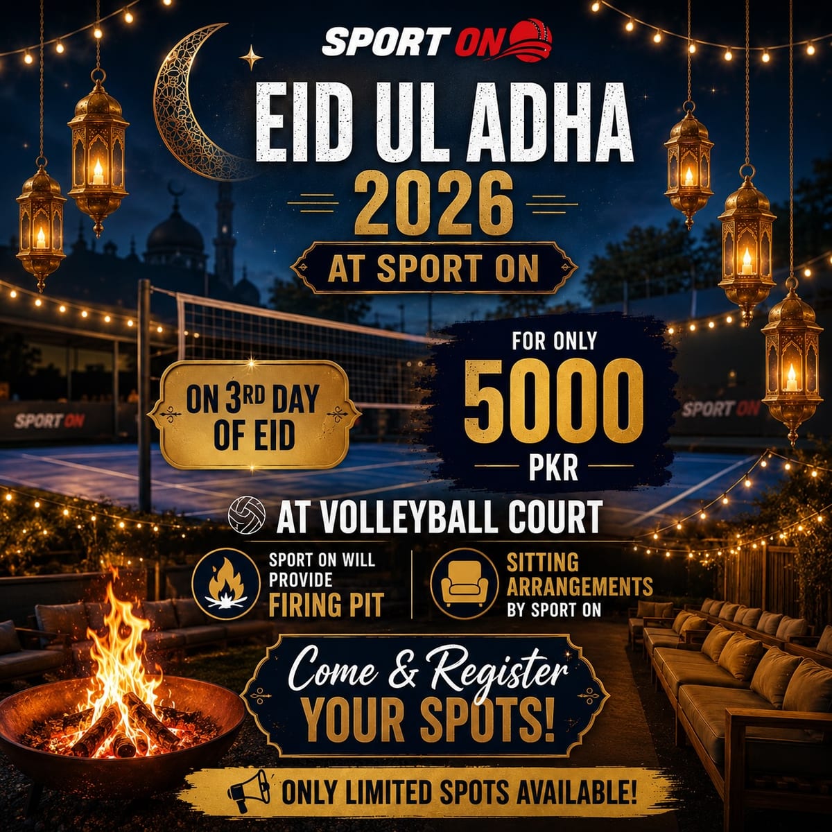 Eid ul Adha 2026 BBQ Night at Sport On