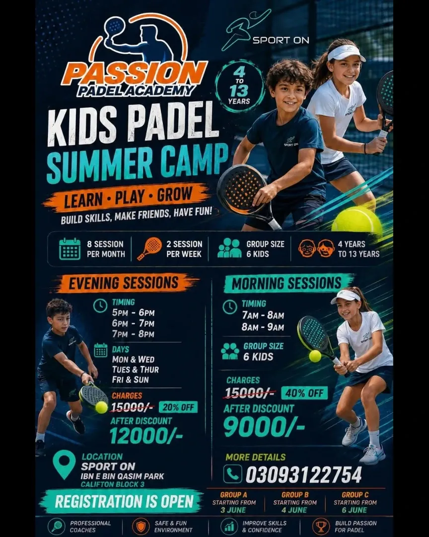 Kids Padel Summer Camp 2026