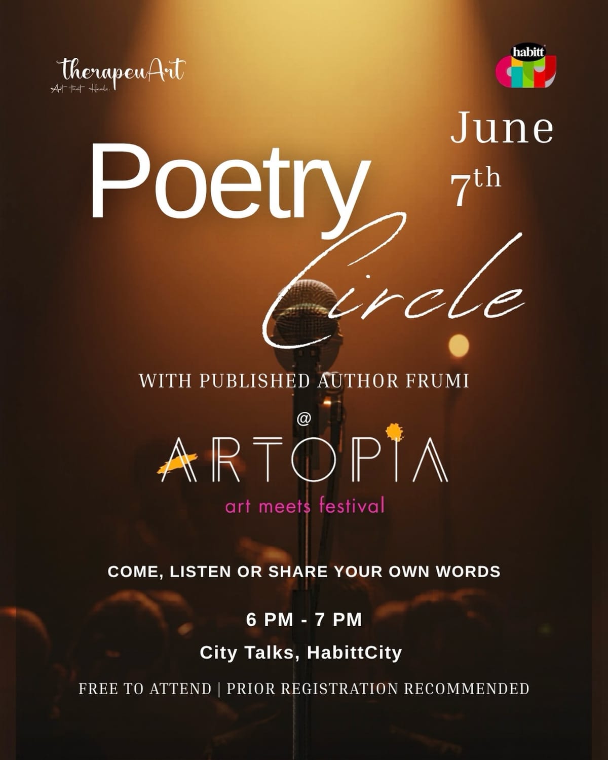 Poetry Circle at Artopia Art Festival