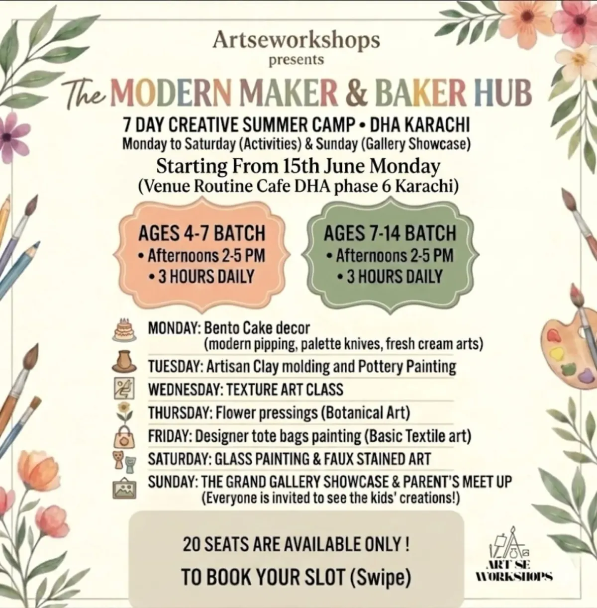 The Modern Maker & Baker Hub – 7 Day Creative Summer Camp