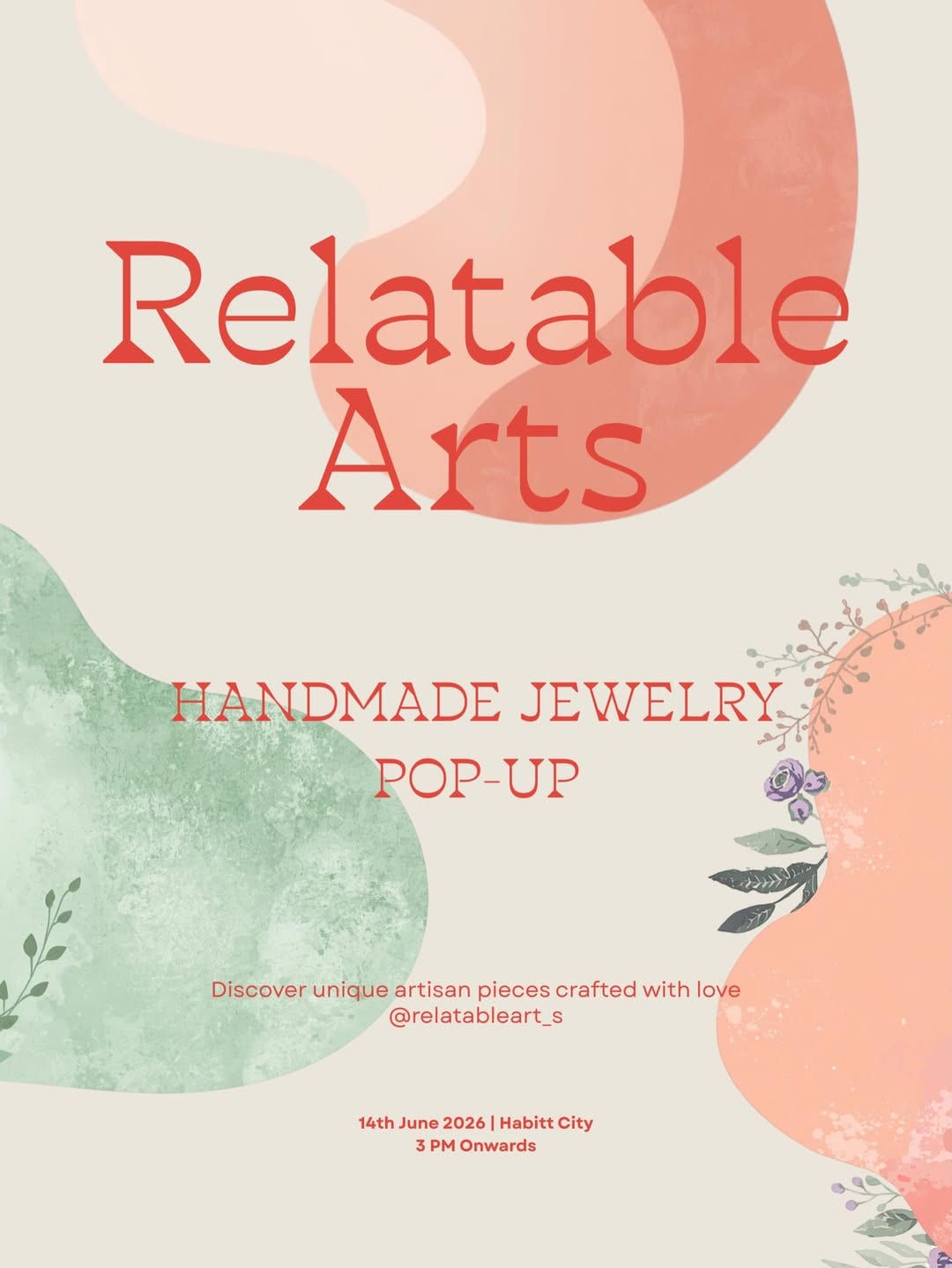 Relatable Arts Handmade Jewelry Pop-Up