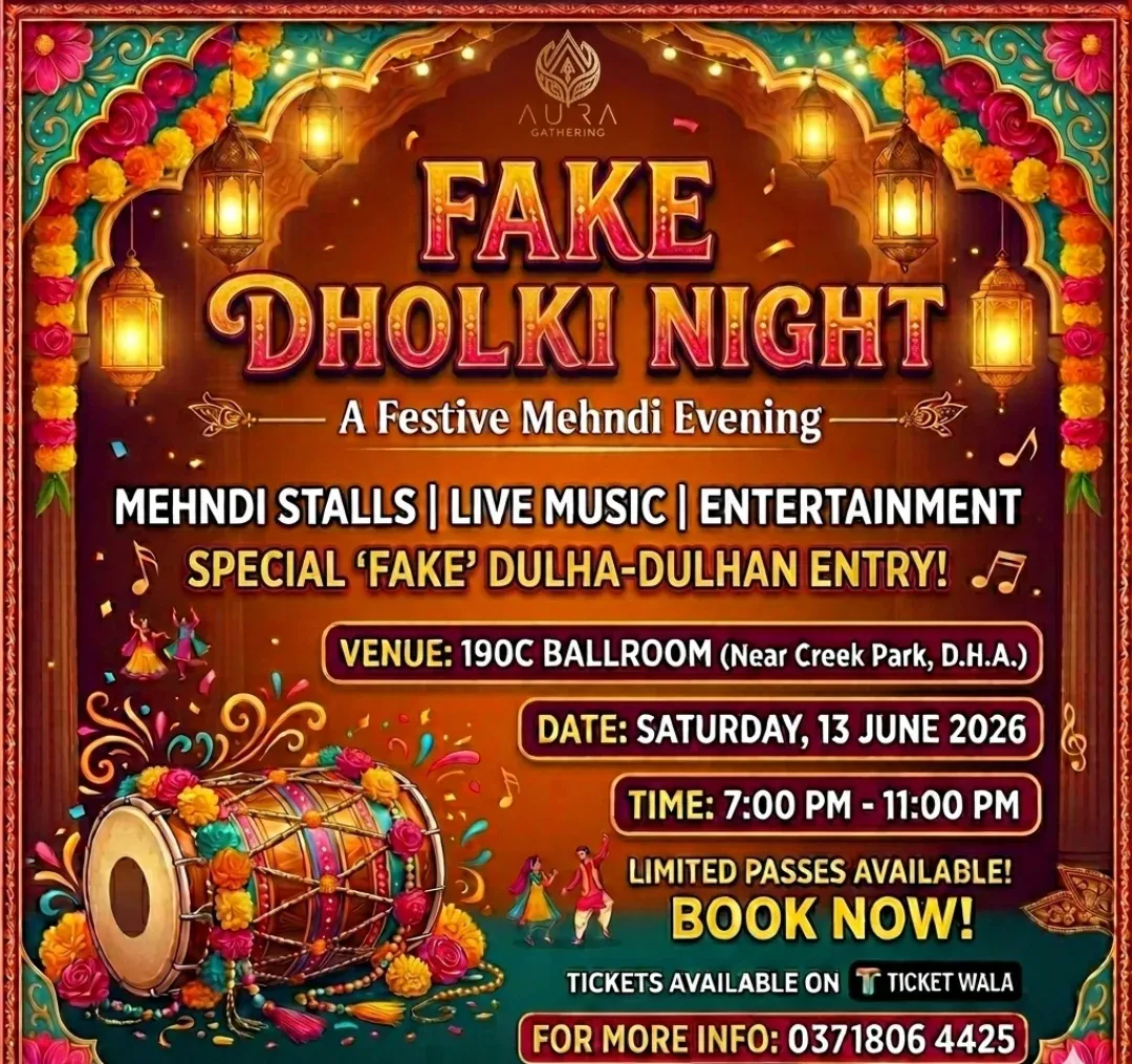 Fake Dholki Night - AURA GATHERINGS 