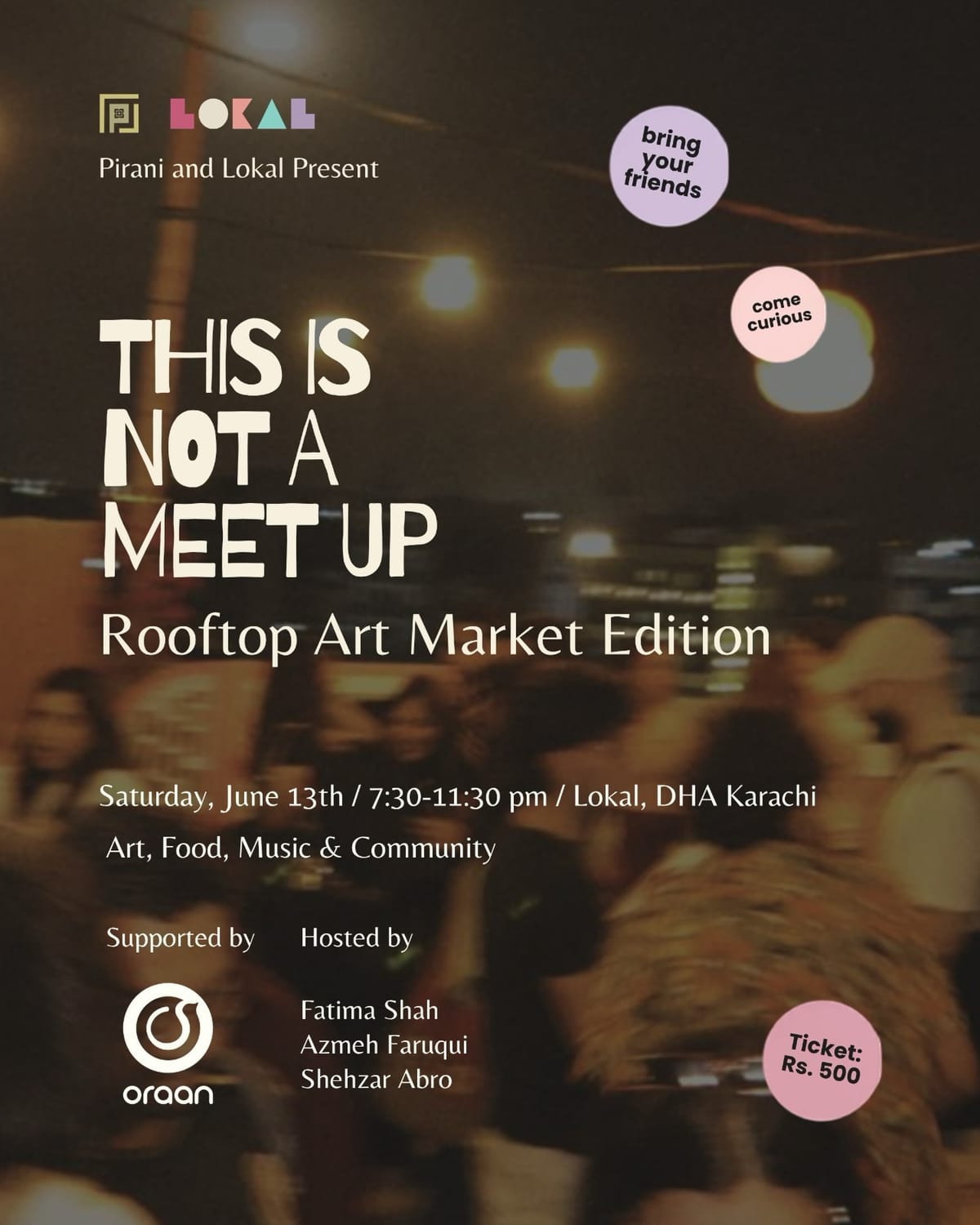 This Is Not A Meet Up: Rooftop Art Market Edition
