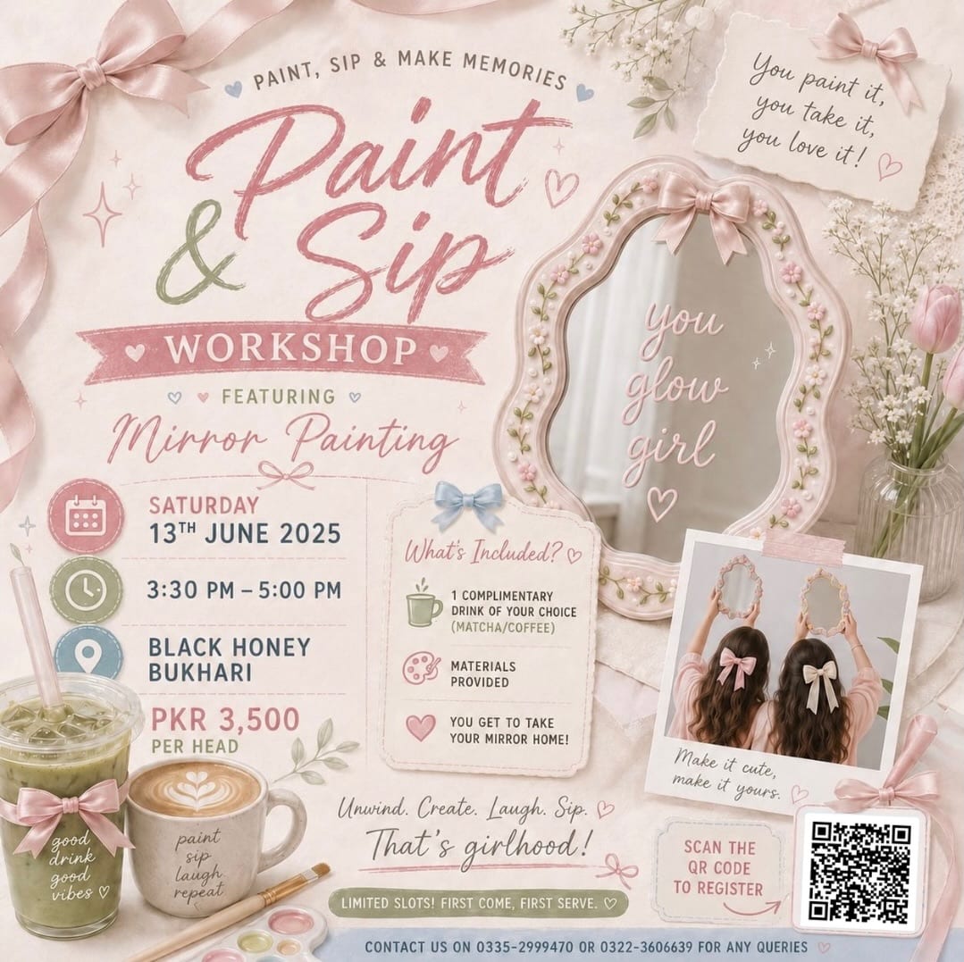 Paint & Sip Workshop – Mirror Painting