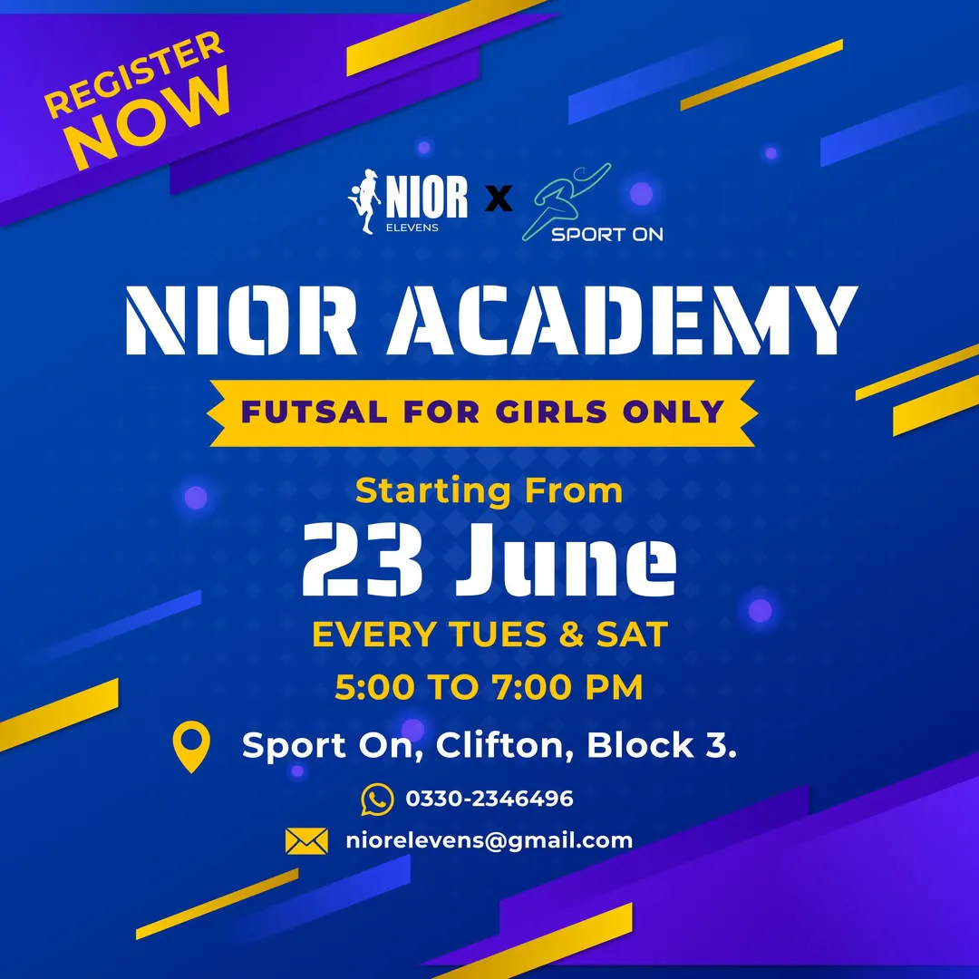 Nior Academy – Futsal Training for Girls at Sport On, Ibn Bin Qasim Park