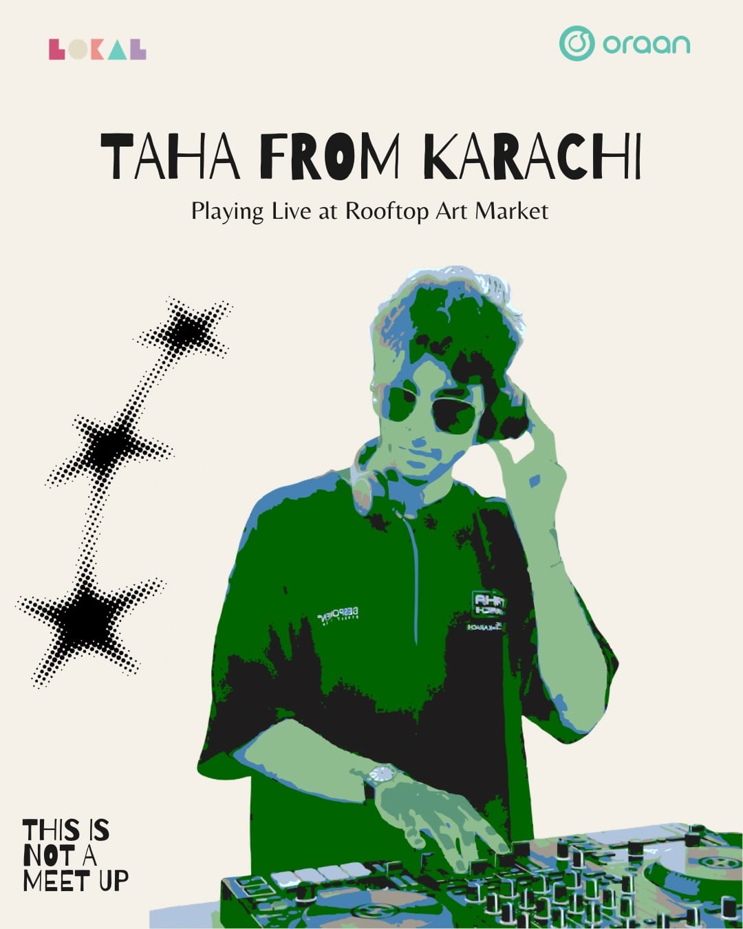 Taha From Karachi Live at Rooftop Art Market