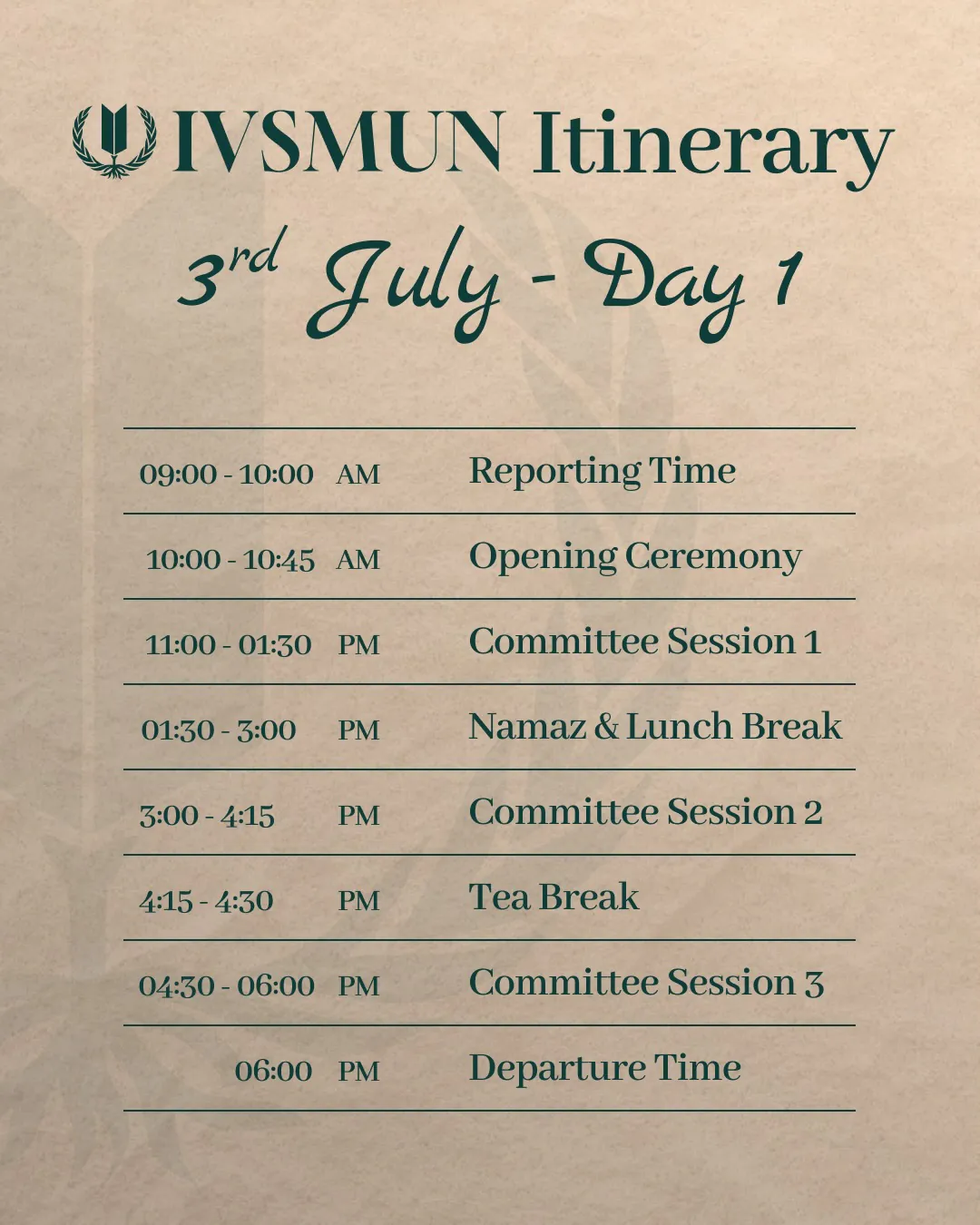 IVSMUN 2026 — Model United Nations Conference at UNKNOWN