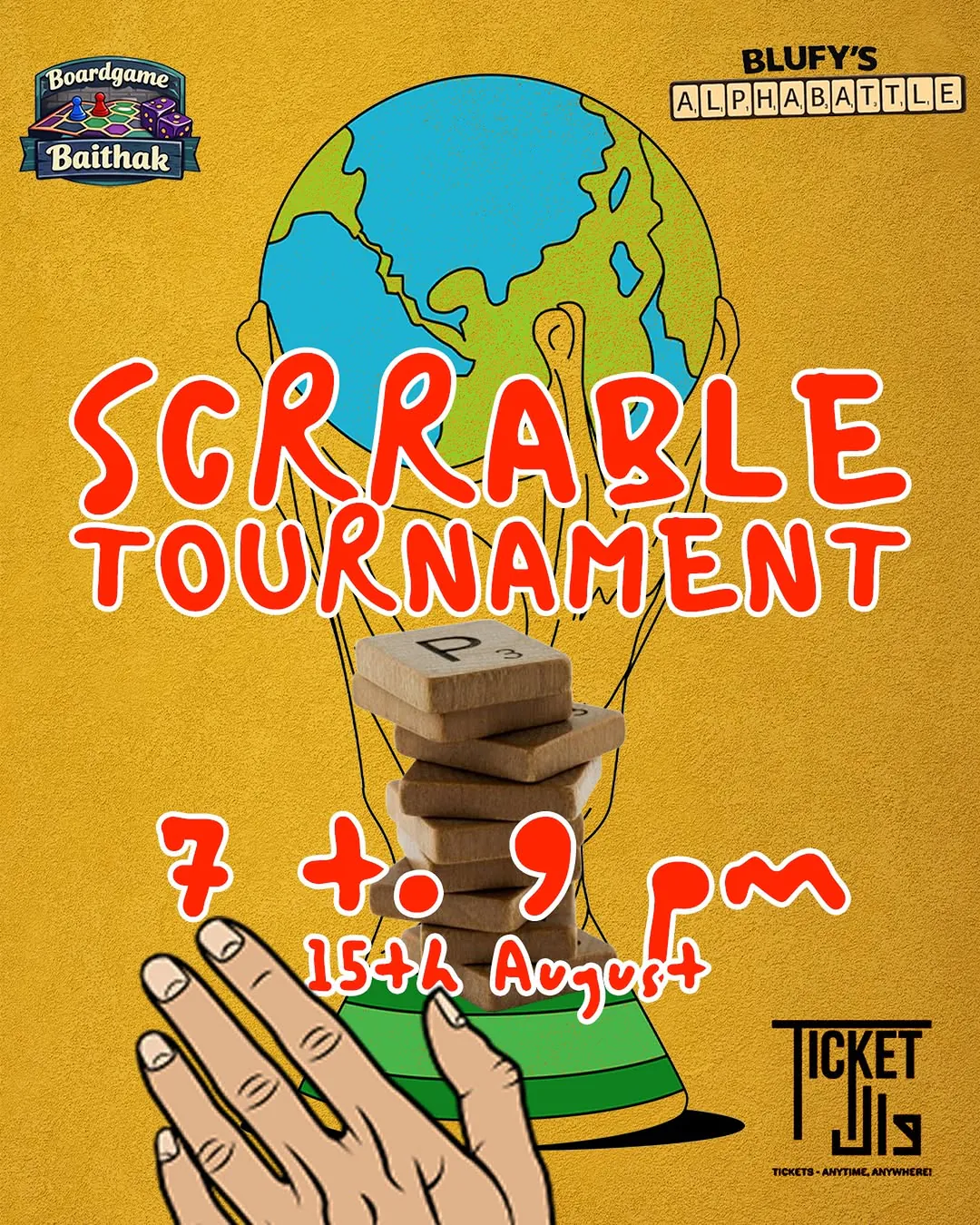 Blufy's Alphabattle: Scrabble Tournament at The Social Karachi, PECHS