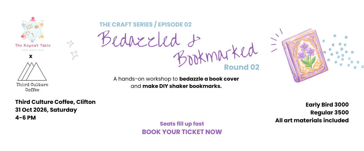 Bedazzled and Bookmarked at Third Culture Coffee