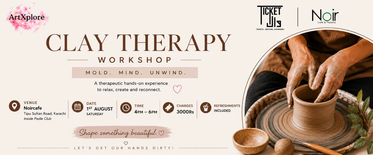 Clay Therapy Workshop at Noir Cafe and Pizzeria