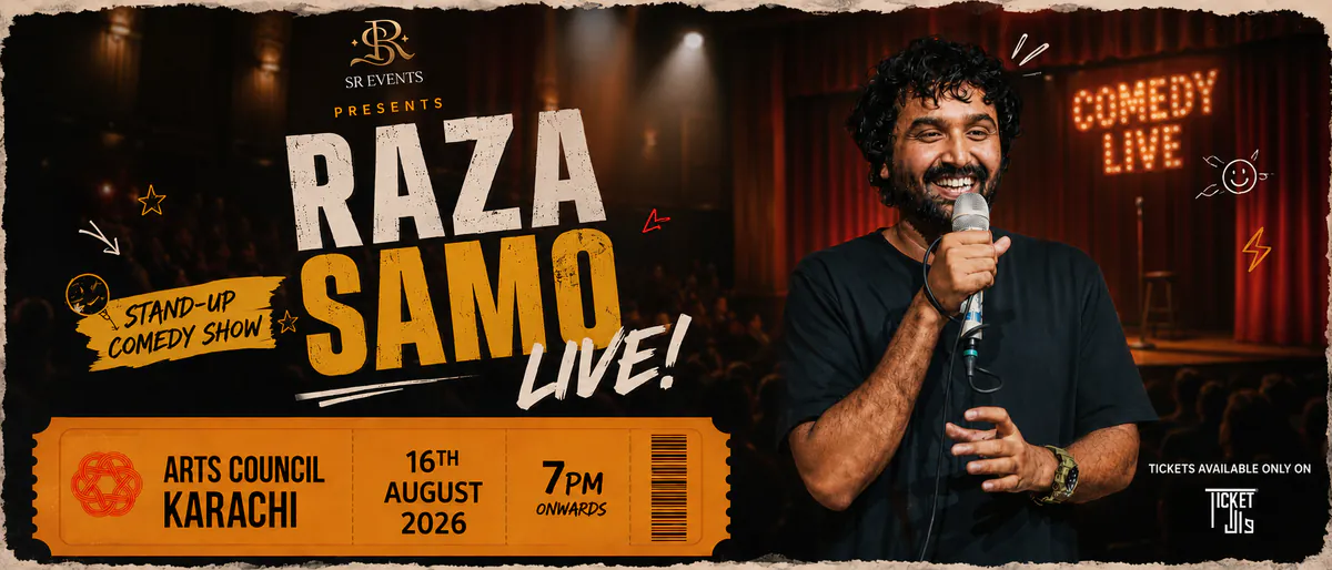 Comedy Night with Raza Samo at Arts Council of Pakistan, Karachi