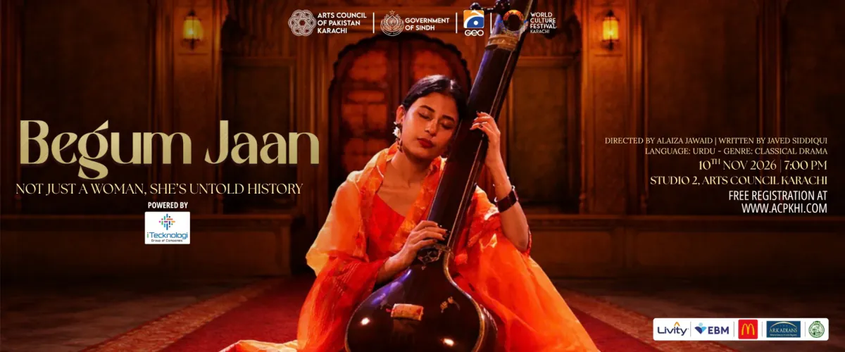 Begum Jaan — Classical Urdu Drama at Studio 2, Arts Council Karachi