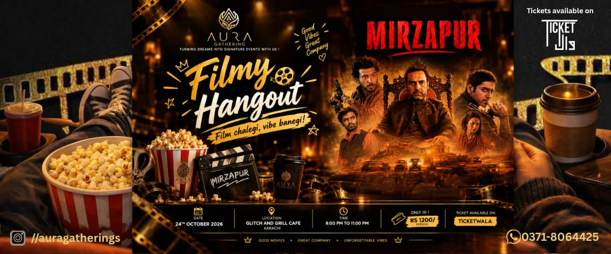Filmy Hangout: Mirzapur The Movie Screening at The Glitch and Grill
