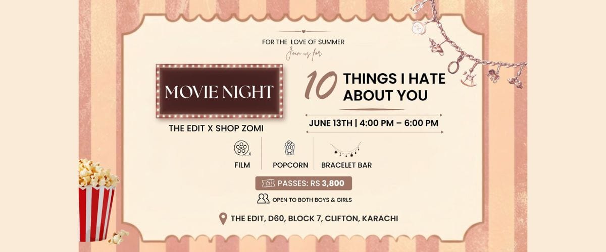 For the Love of Summer: Film, Popcorn & Bracelet Bar
