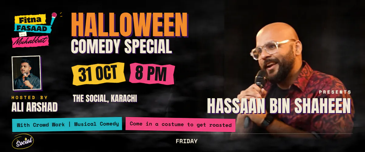 Halloween Comedy Special at The Social Karachi