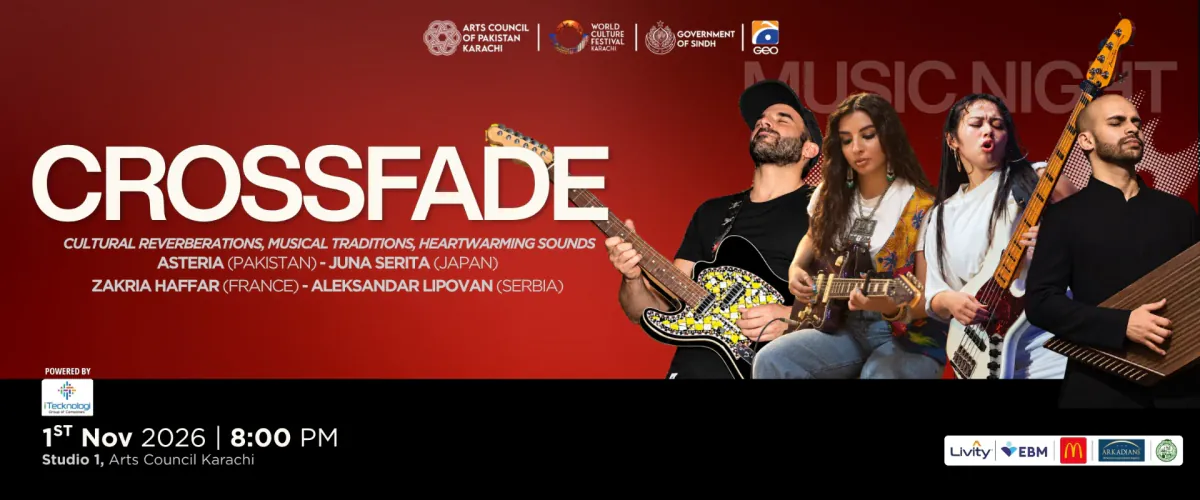 Crossfade – Musical Night at Studio 1, Arts Council Karachi