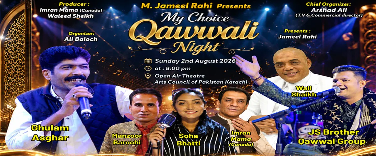 My Choice Qawwali Night at Arts Council of Pakistan, Karachi