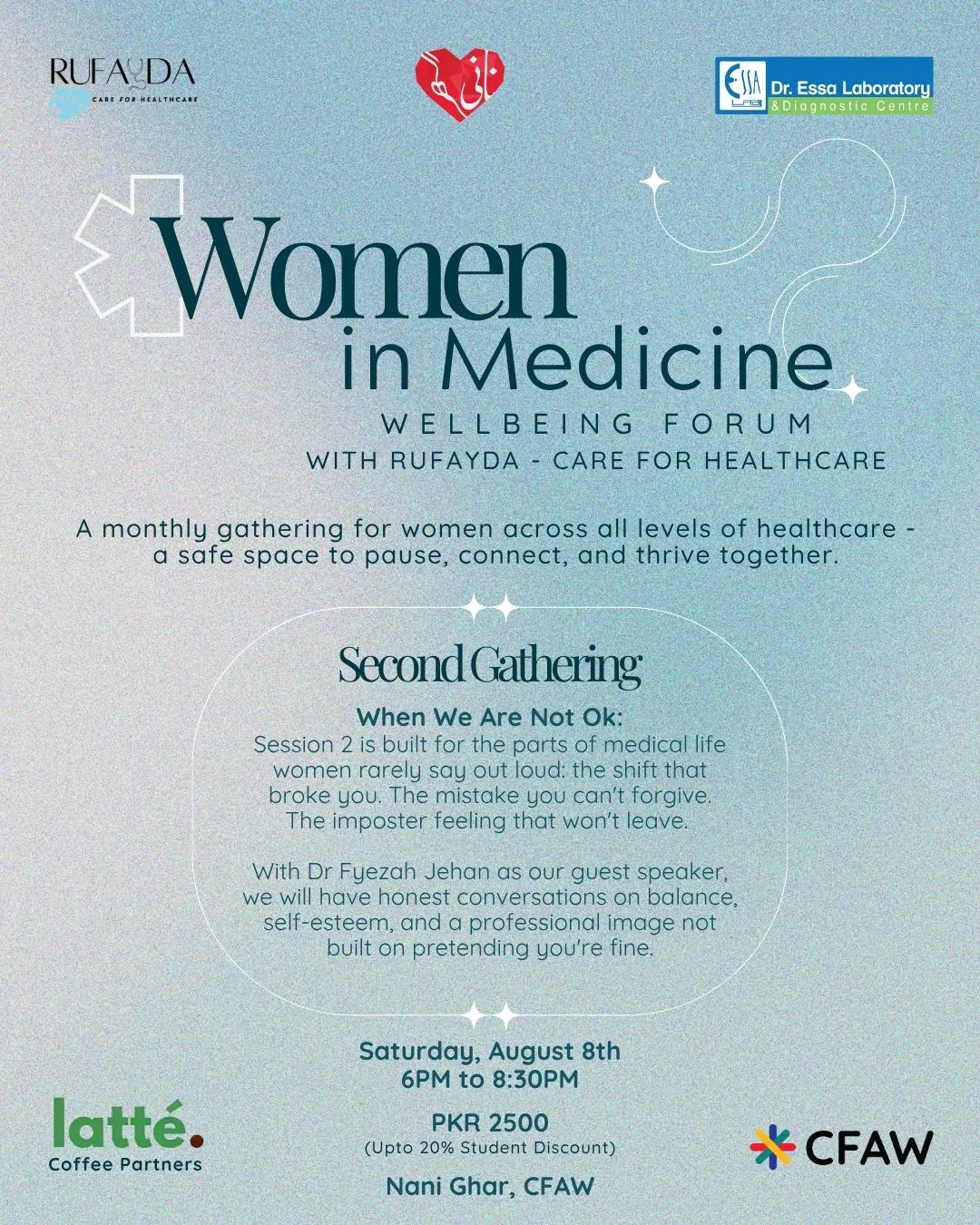 Women in Medicine Wellbeing Forum: When We Are Not Ok at Nani Ghar, CFAW