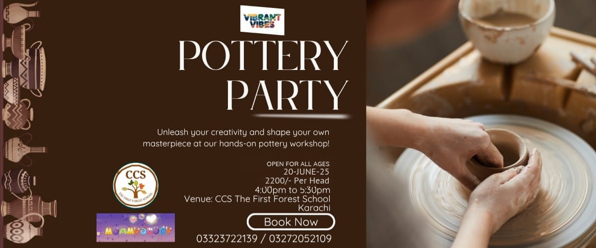 Pottery Party Workshop - Mommyology