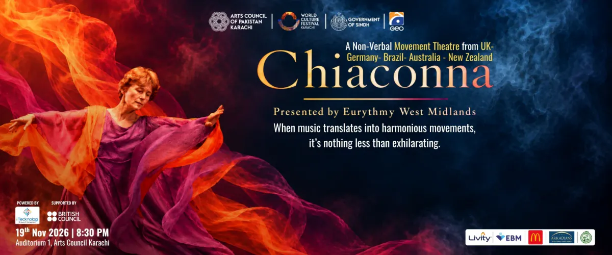 Chiaconna – Movement Theatre by Eurythmy West Midlands at Auditorium 1, Arts Council Karachi