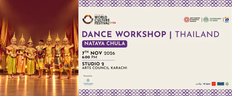 Dance Workshop by Nataya Chula – World Culture Festival Karachi 2026