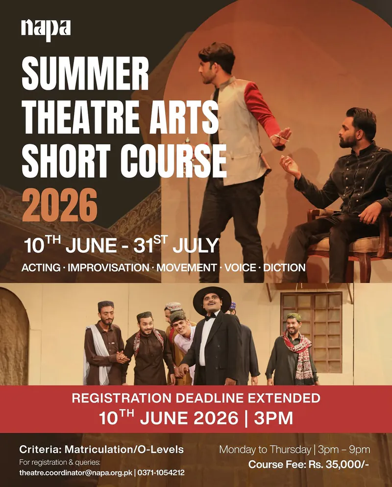 NAPA Summer Short Courses 2026: Theatre Arts & Script Writing