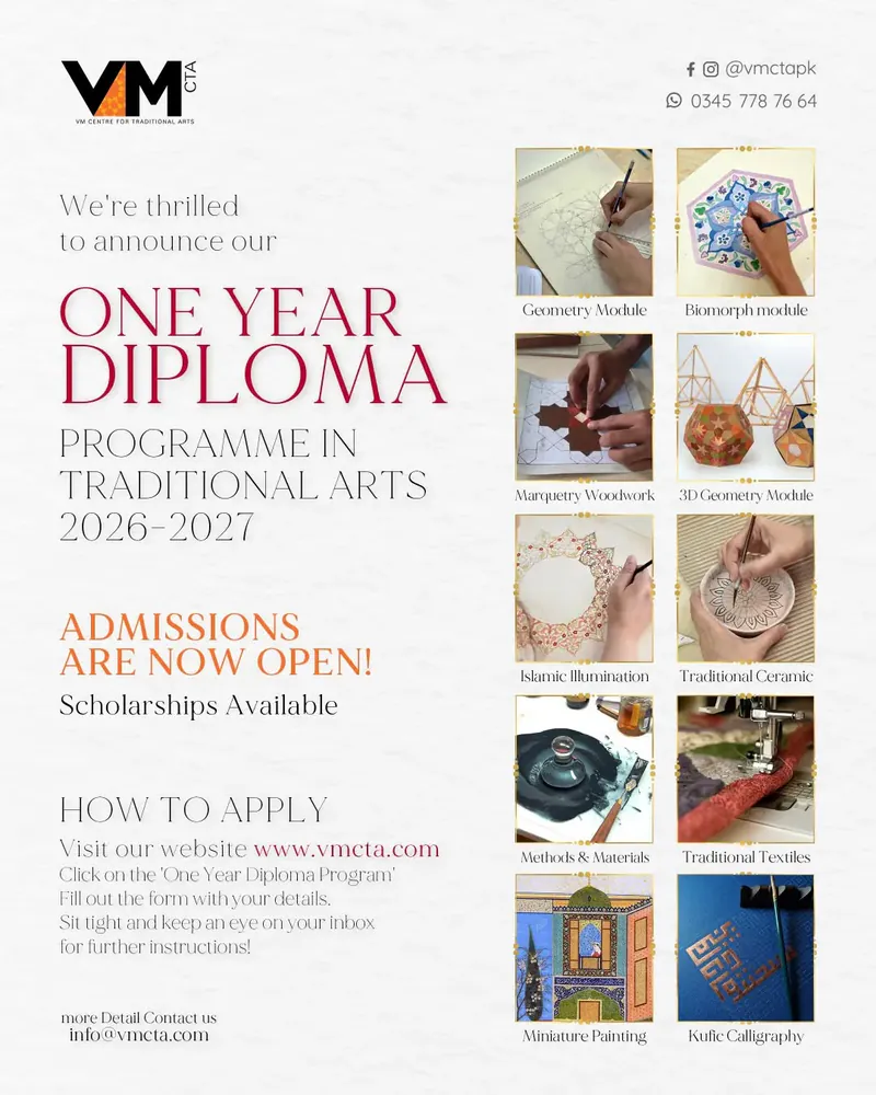 One Year Diploma Programme in Traditional Arts 2026–2027