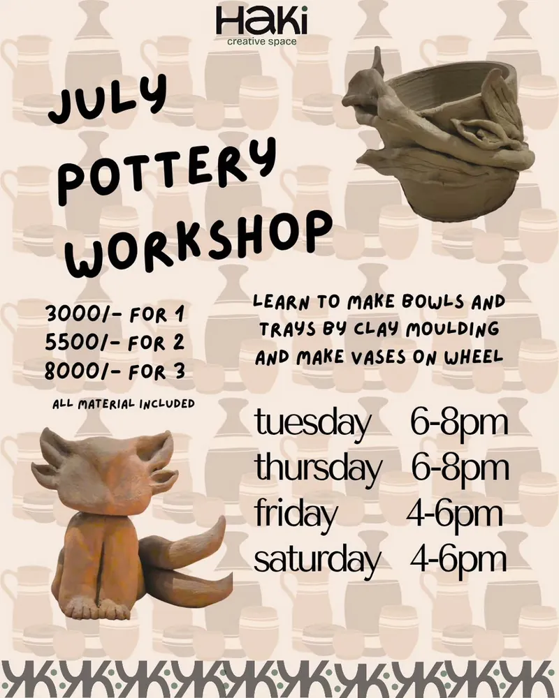 July Pottery Workshop