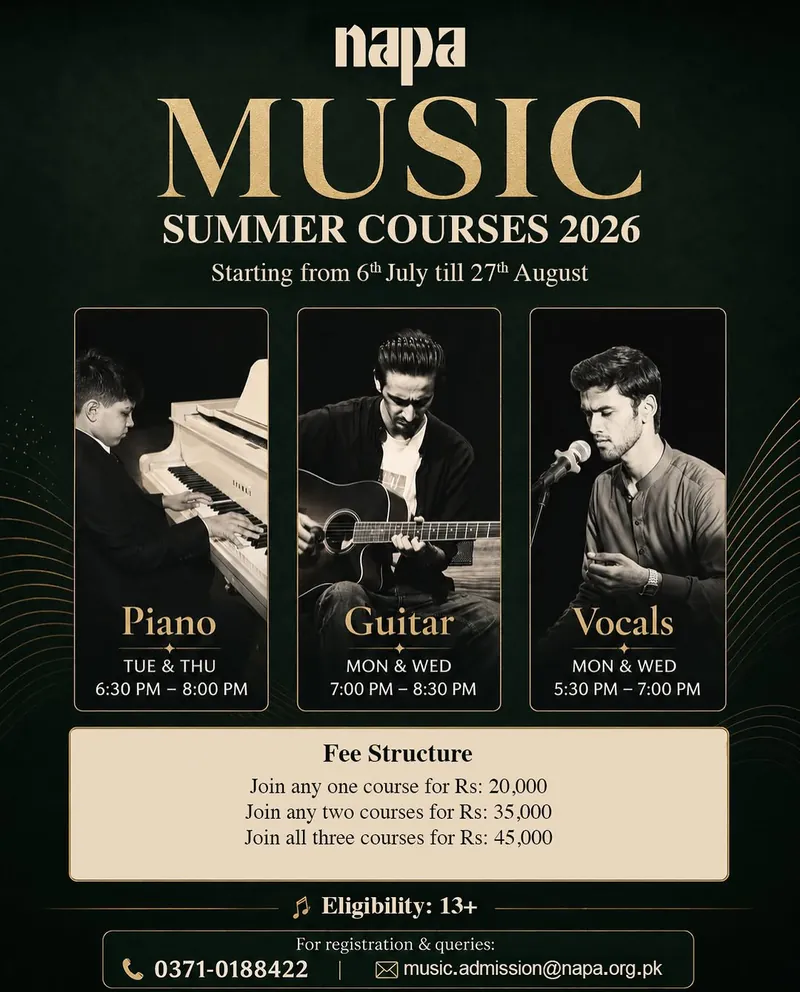 NAPA Music Summer Courses 2026