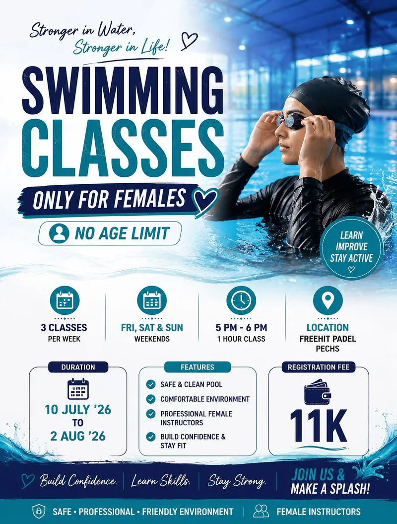Swimming Classes for Females Only