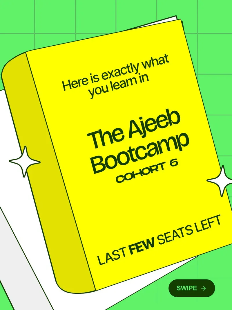 The Ajeeb Bootcamp – Cohort 6