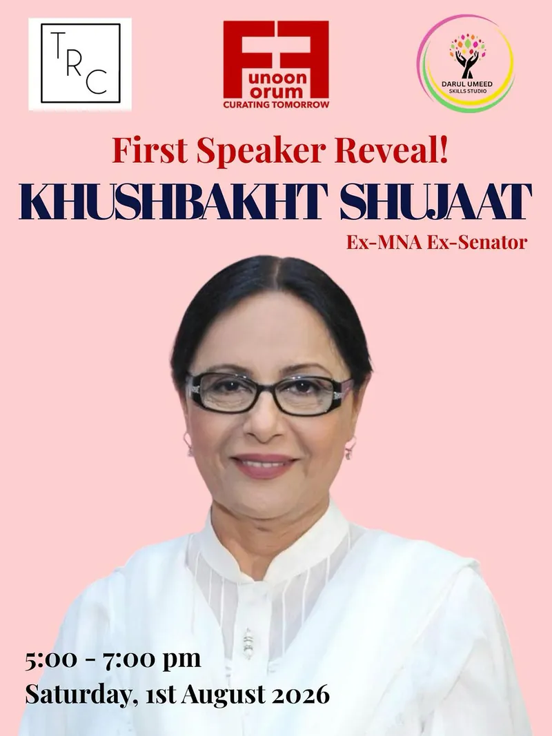 Youth Unfiltered — Speaker: Khushbakht Shujaat