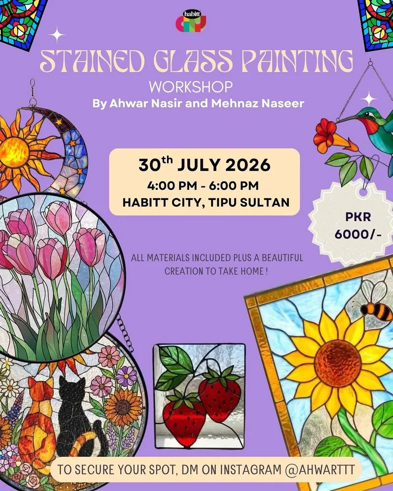 Stained Glass Painting Workshop