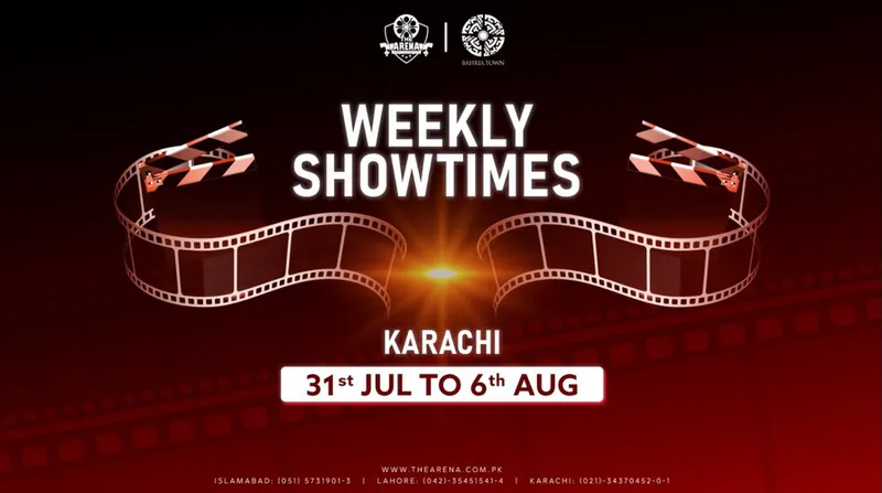 Spider-Man Weekly Showtimes at The Arena Karachi