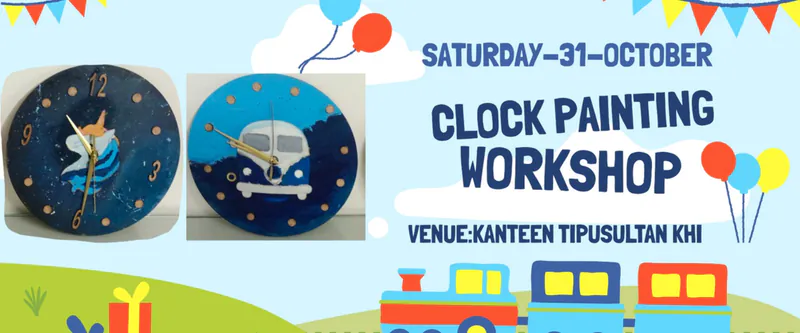 Clock Painting Workshop by Bloom N Blush