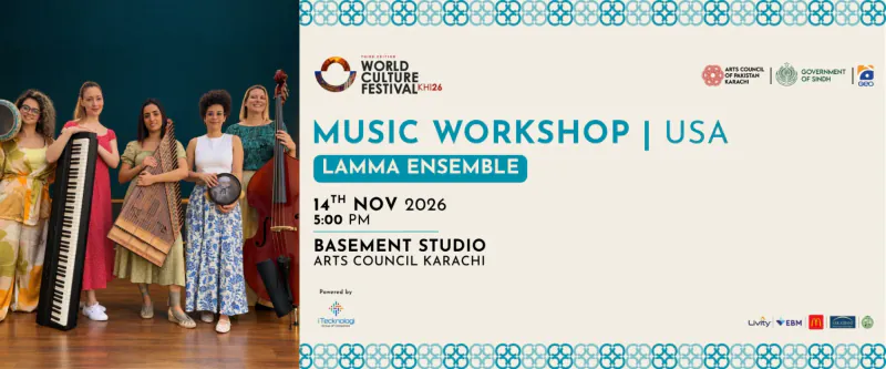 Music Workshop by Lamma Ensemble – World Culture Festival Karachi 2026