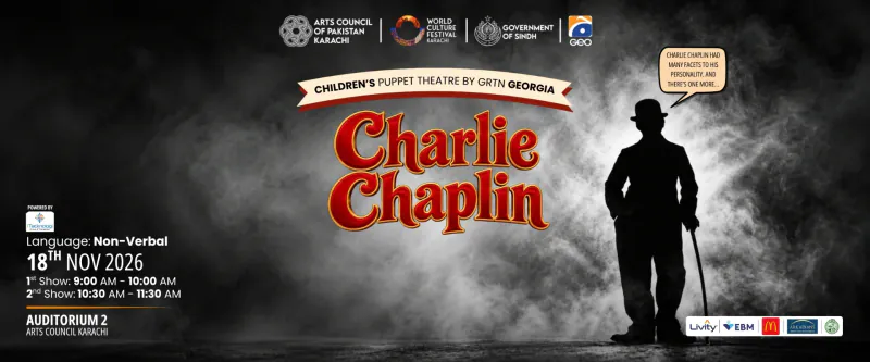 Charlie Chaplin — Children's Puppet Theatre (World Culture Festival Karachi 2026)