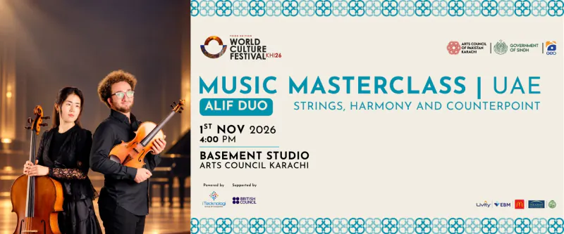 Music Masterclass by Alif Duo – Strings, Harmony & Counterpoint