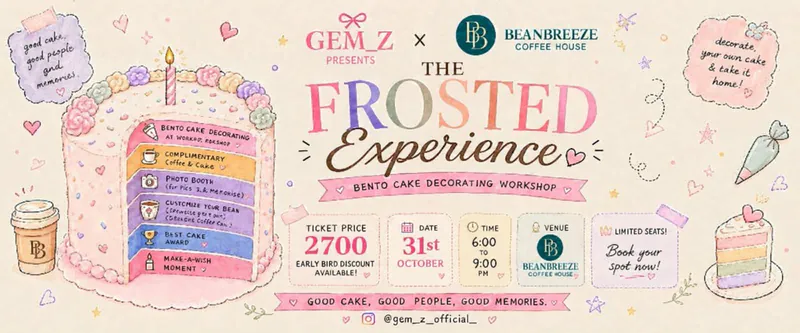 The Frosted Experience: A Bento Cake Decorating Workshop