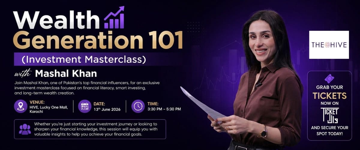 Wealth Generation 101 (Investment Masterclass) with Mashal Khan